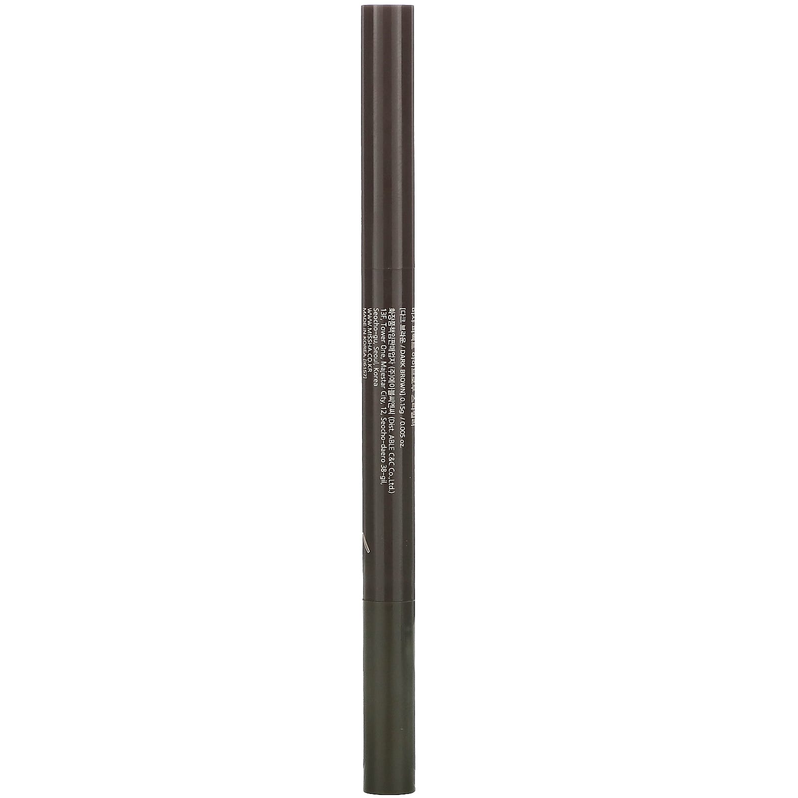 Missha, Perfect Eyebrow Styler, Dark Brown, 0.005 oz (0.15 g) - Image 2