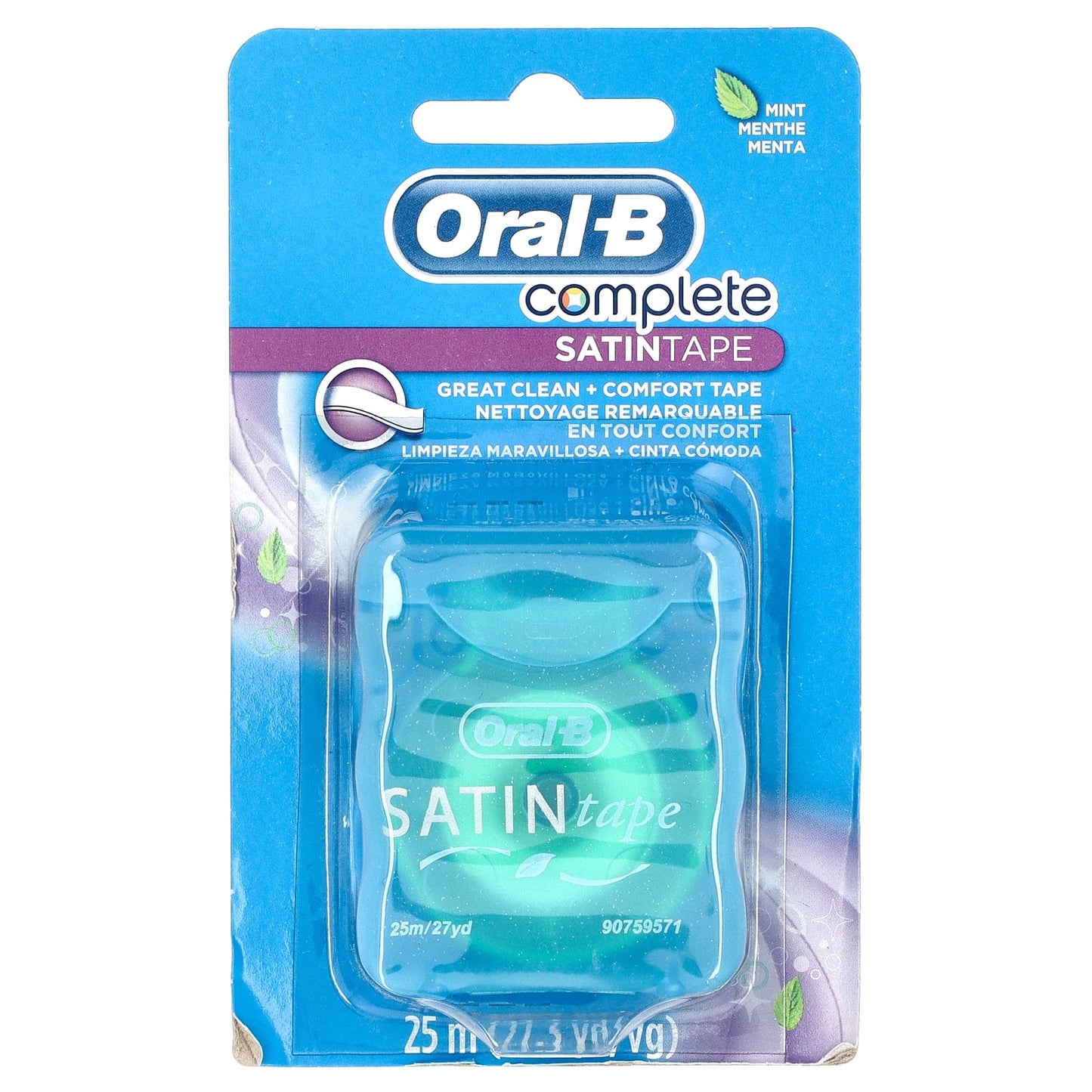 Oral-B, Complete, SATINtape, Mint, 27 yd (25 m) - Image 1
