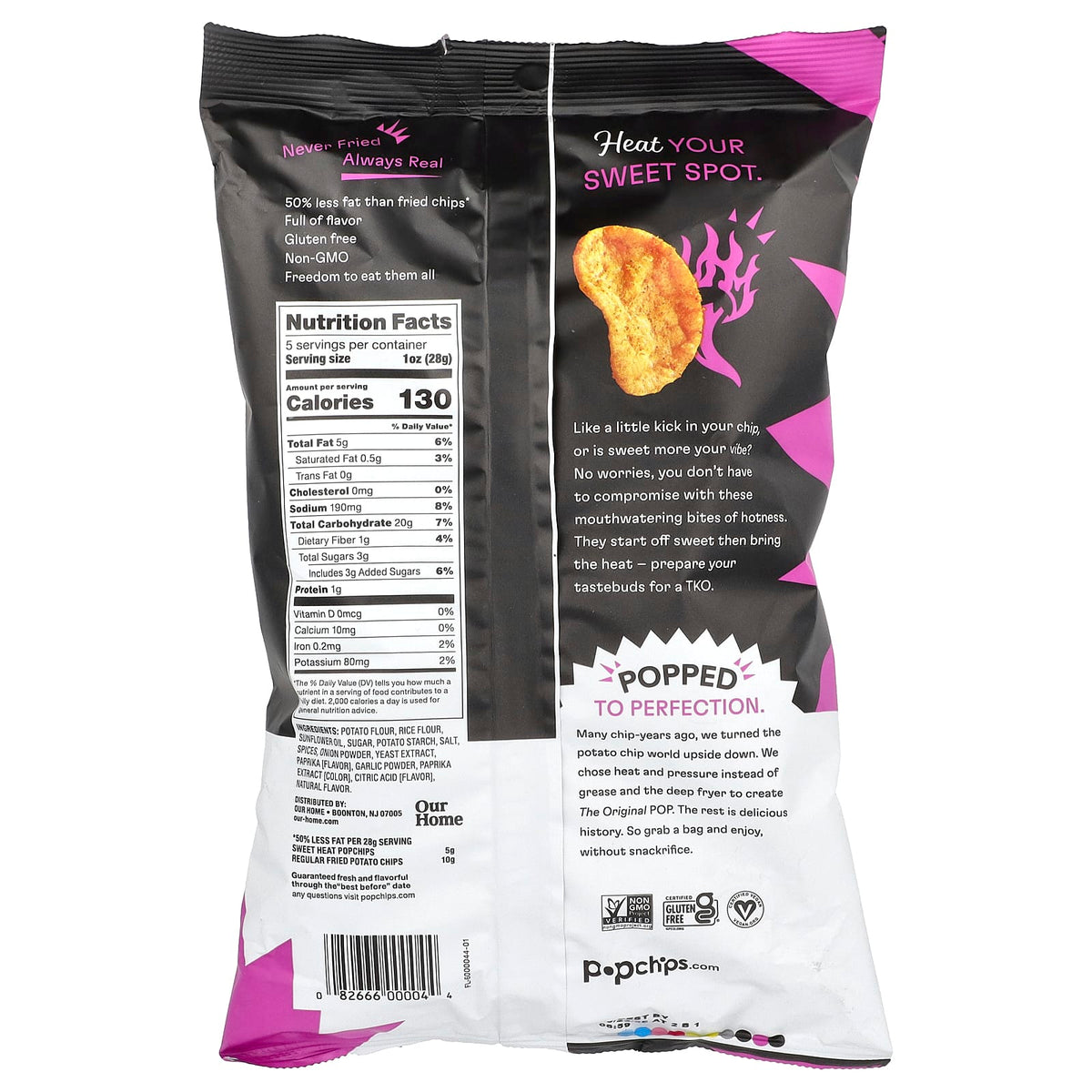 Popchips, Original, Sweet Heat, 5 oz (142 g) - Image 2