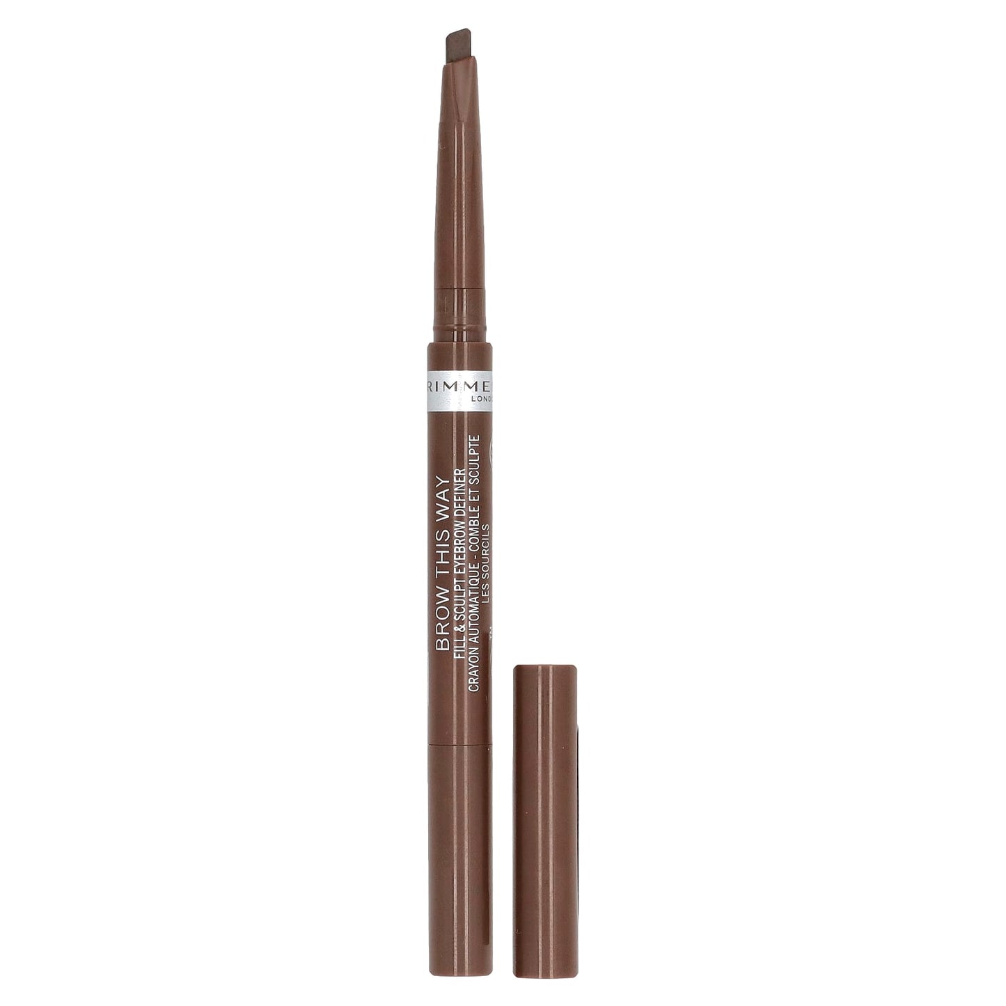 Rimmel London, Brow This Way, Fill & Sculpt Eyebrow Definer, Medium Brown, 0.008 oz (0.25 g) - Image 1