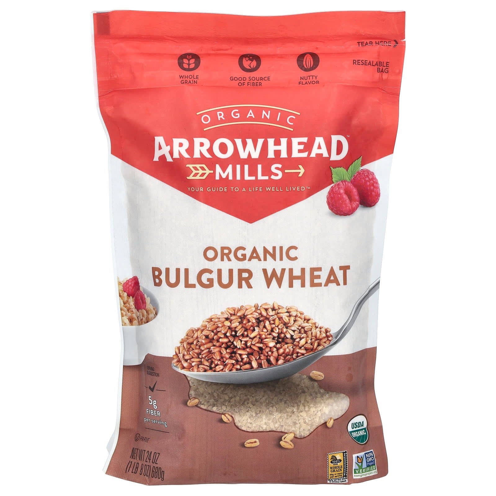 Nourish Your Body with Organic Bulgar Wheat - 24 oz (680g) - Image 1