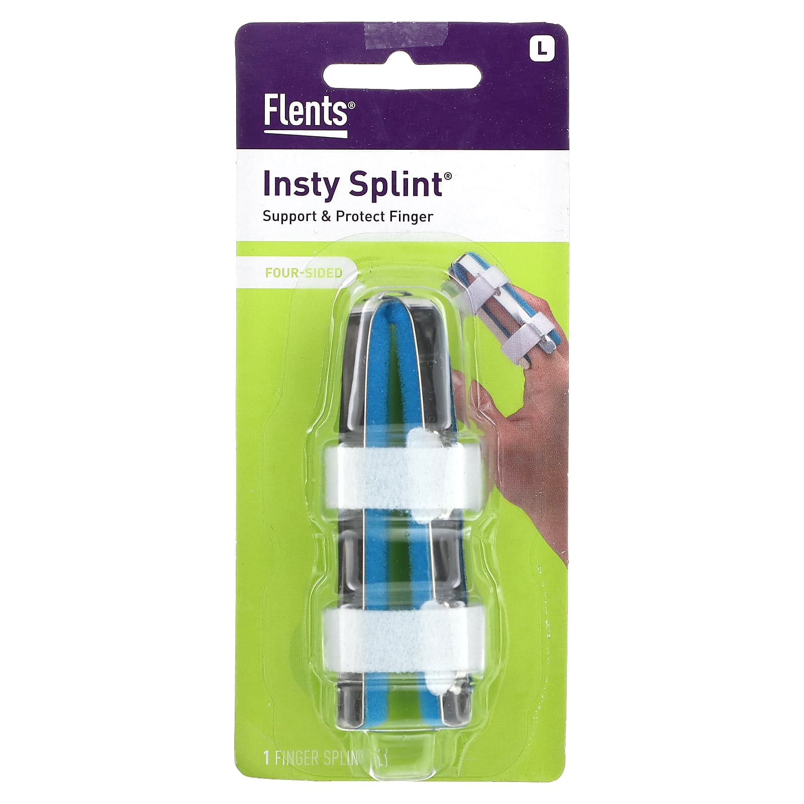 Flents Insty Splint Finger Support & Protection, Adjustable, 1 Count - Image 1