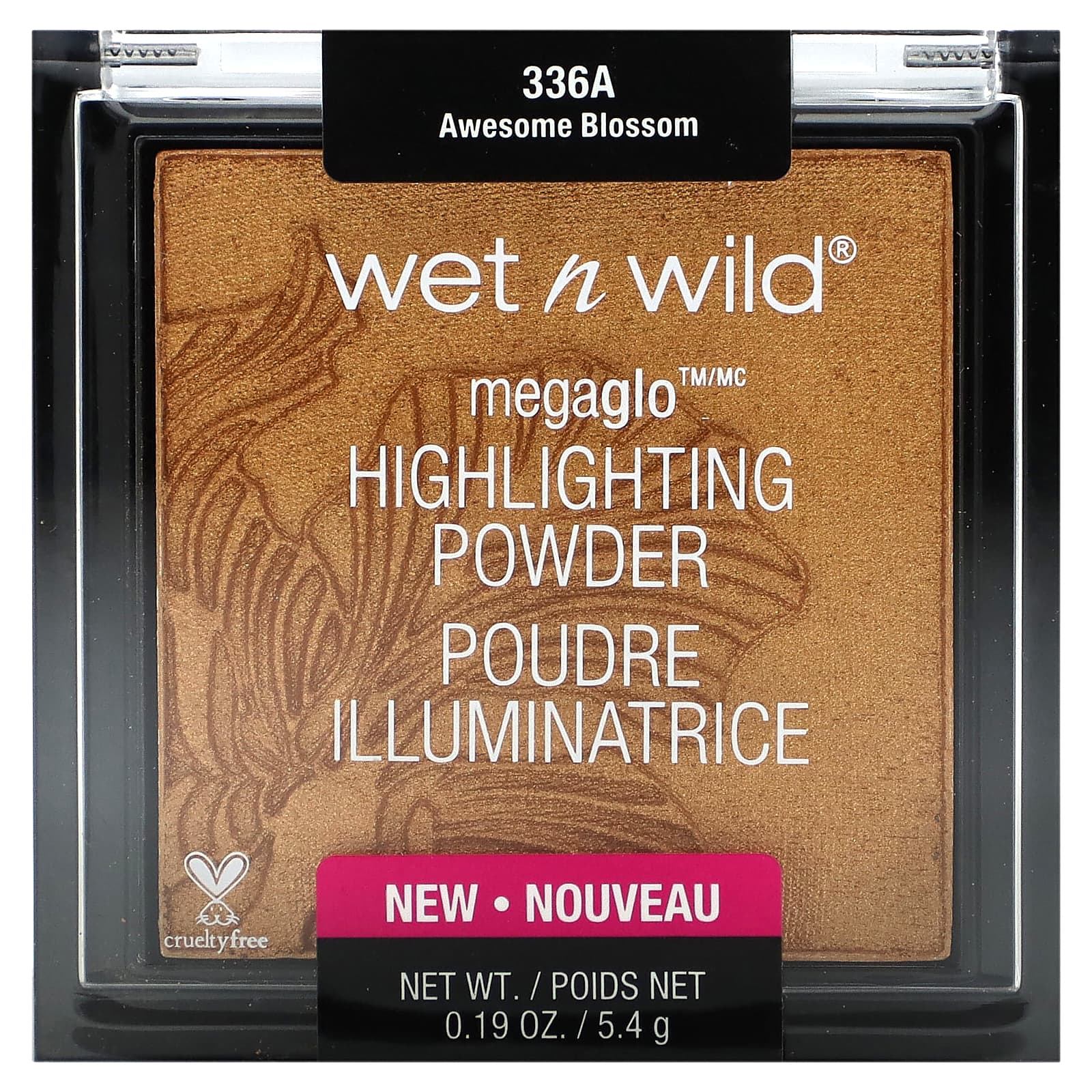wet n wild, MegaGlo, Highlighting Powder, 336A Awesome Blossom, 0.19 oz (5.4 g) - Image 1