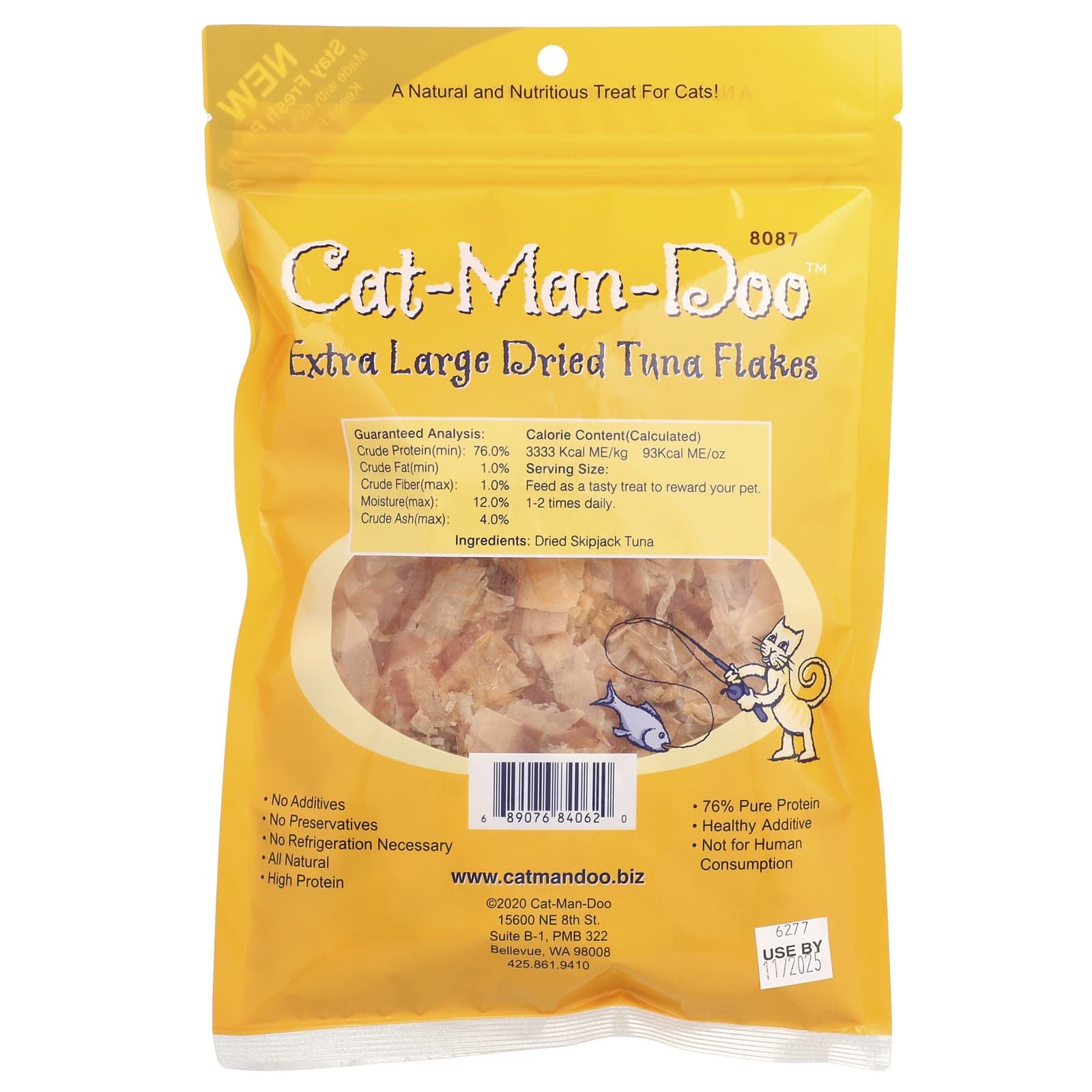 Cat-Man-Doo Dried Tuna Flakes for Cats - 1 oz (28 g) - Image 2