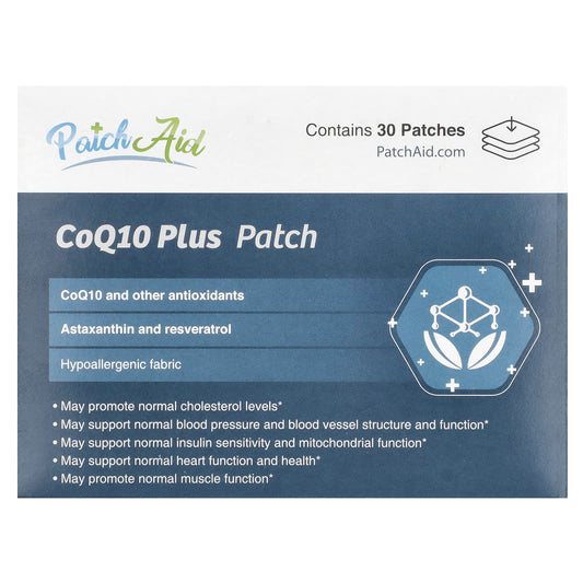 PatchAid, CoQ10 Plus Patch , 30 Patches - Image 1