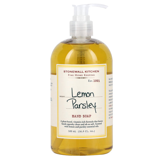 Stonewall Kitchen, Hand Soap, Lemon Parsley, 16.9 fl oz (500 ml) - Image 1