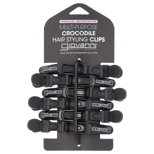 Giovanni 6-Piece Styling Clip Set for Hair Styling and Securing - Image 1