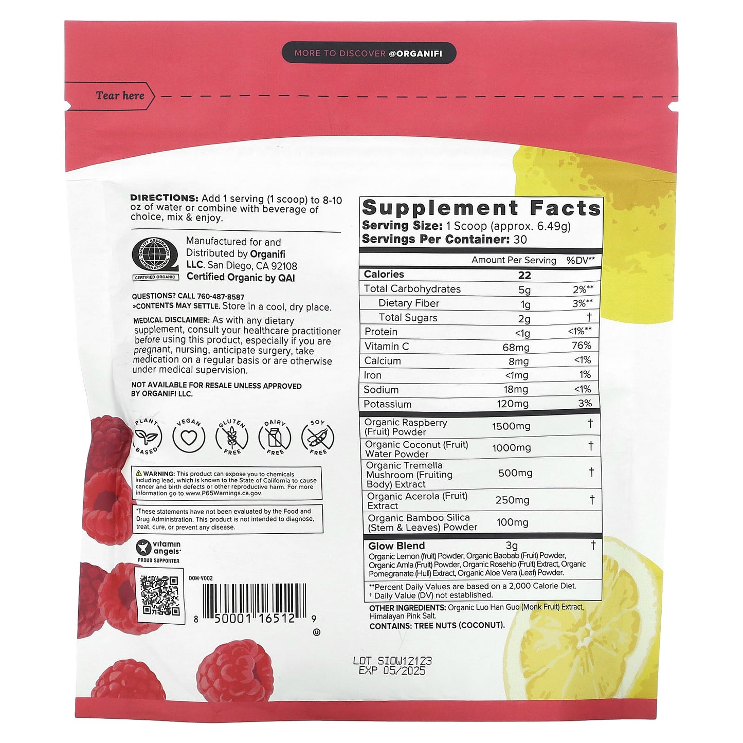 Organifi, Glow, Original, 6.87 oz (194.7 g) - Image 2