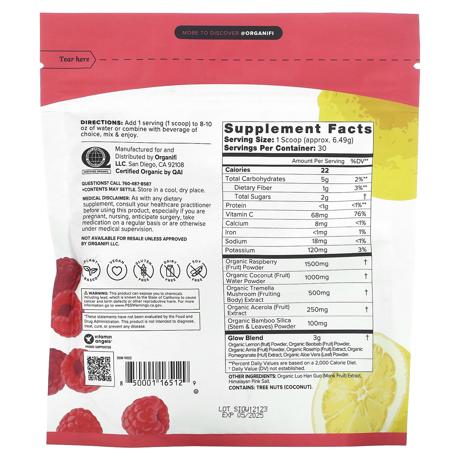 Organifi, Glow, Original, 6.87 oz (194.7 g) - Image 2