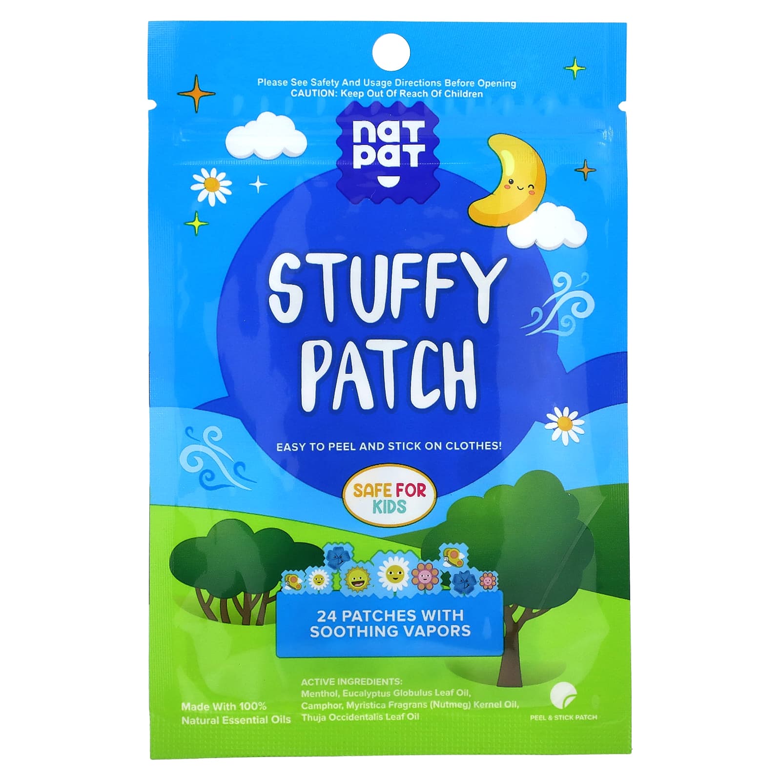 NATPAT, Nat Pat, Stuffy Patch, 24 Patches - Image 1