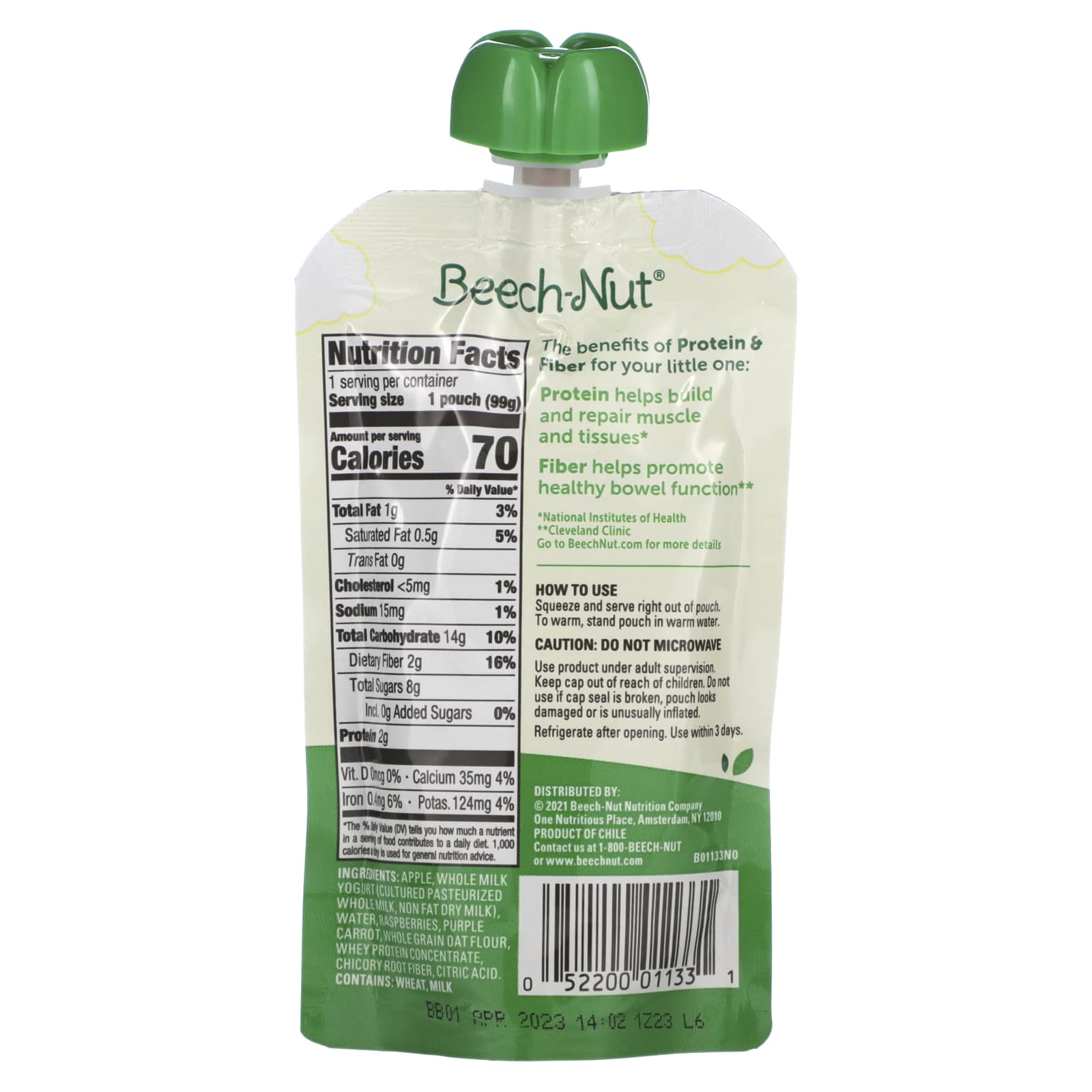 Beech-Nut Fruit & Veggie Yogurt Bites for 12+ Months - Image 2