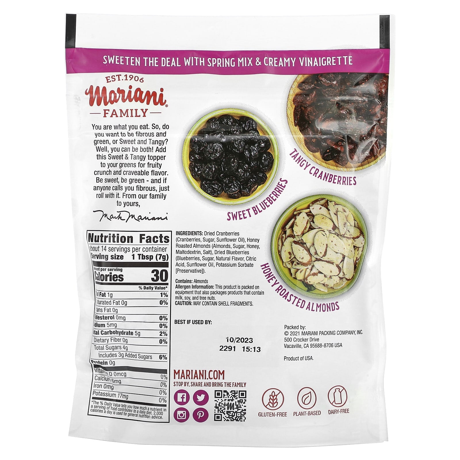 Mariani, Sweet & Tangy Topper, 3.5 oz (99 g) - Image 2