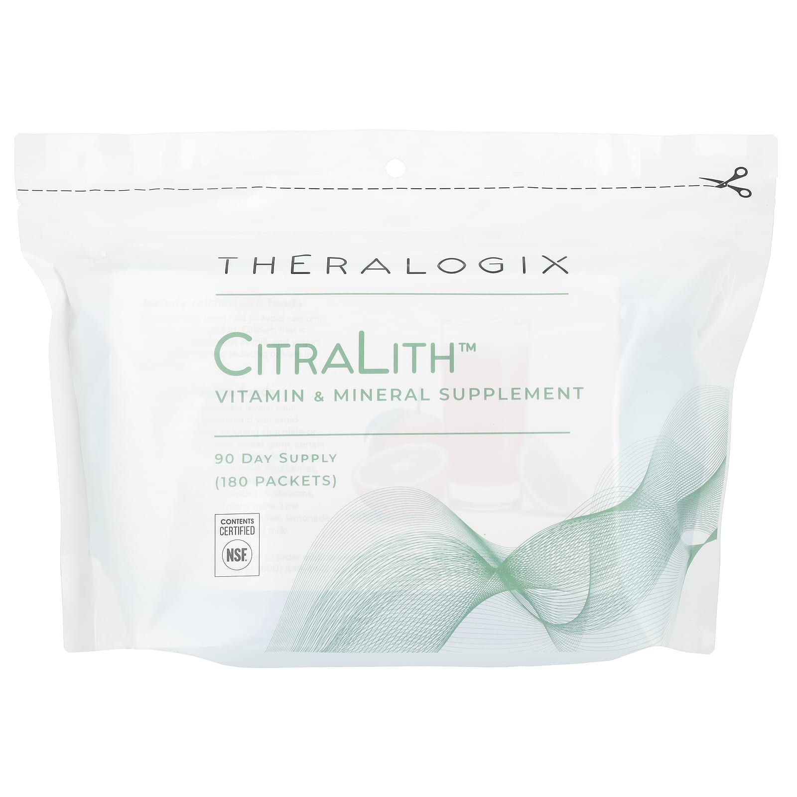 Theralogix, Citralith, Vitamin & Mineral Supplement, 180 Packets, (2.45 g) Each - Image 1
