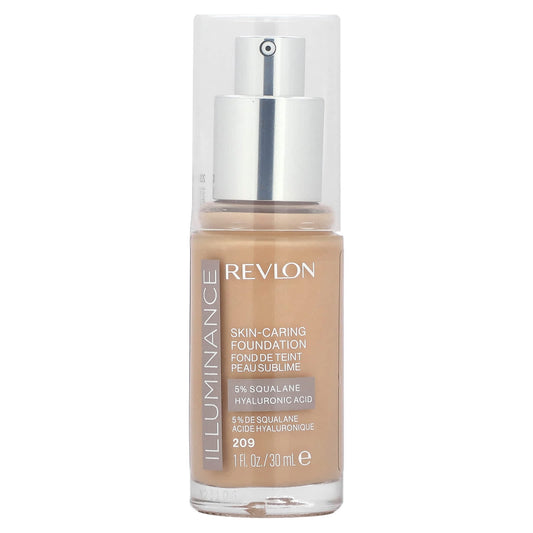 Revlon, Illuminance, Skin-Caring Foundation, 209 Buff Beige, 1 fl oz (30 ml) - Image 1