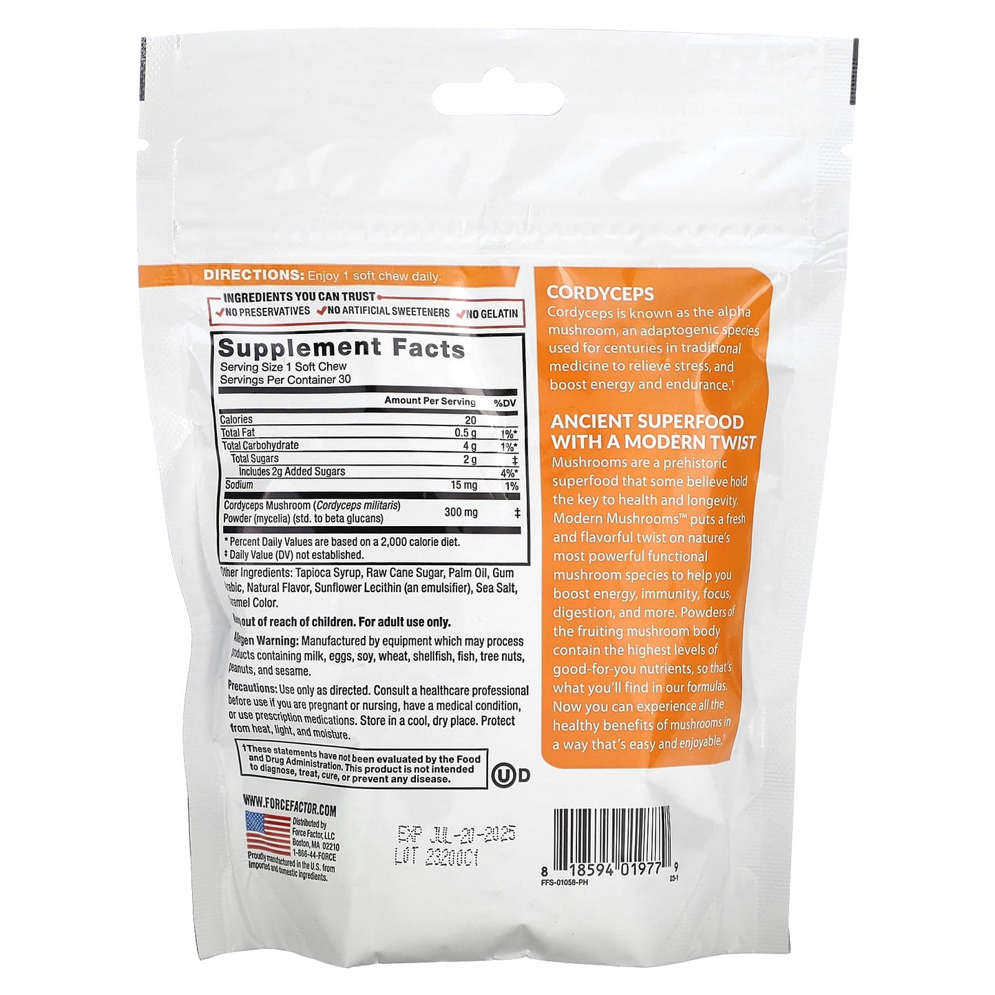 Boost Energy & Endurance with Modern Mushrooms by Force Factor - Image 2