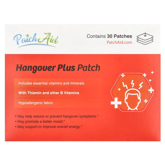 PatchAid, Hangover Plus Patch, 30 Patches - Image 1
