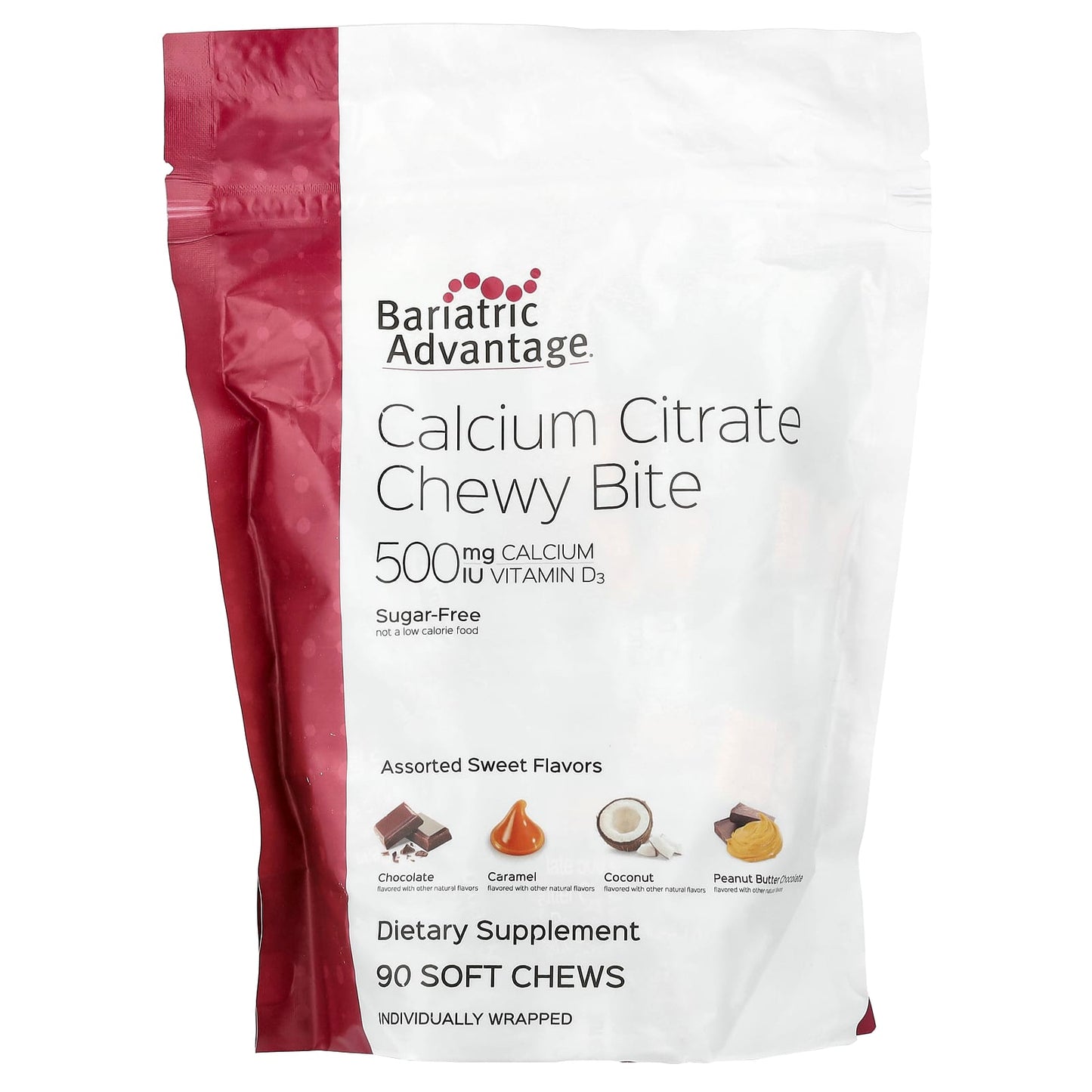 Sugar-Free Calcium Citrate Chewy Bites for Metabolic & Bariatric Patients - Image 1