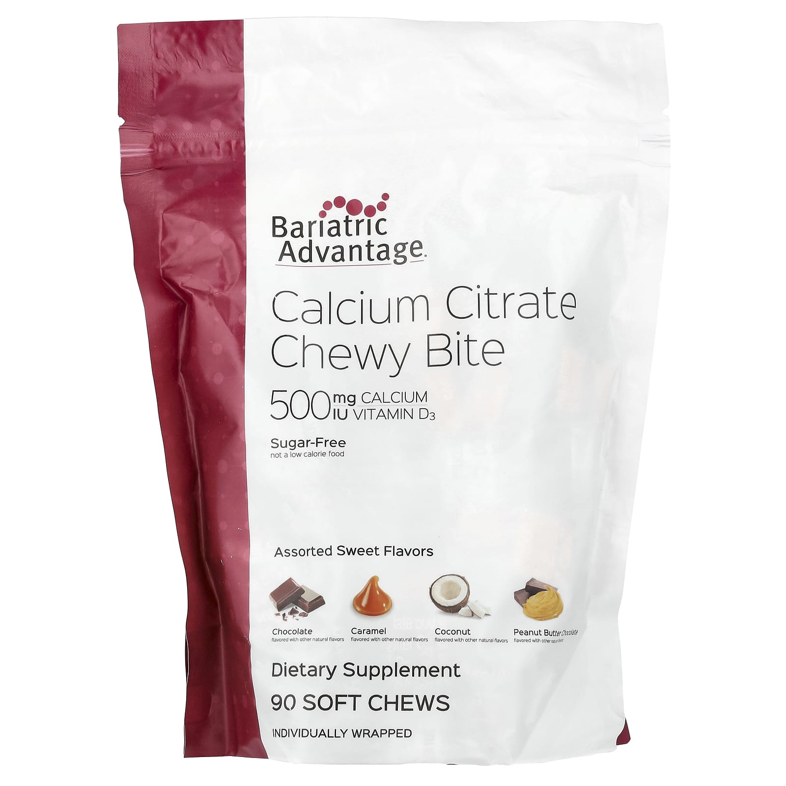 Sugar-Free Calcium Citrate Chewy Bites for Metabolic & Bariatric Patients - Image 1