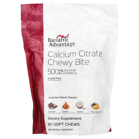 Sugar-Free Calcium Citrate Chewy Bites for Metabolic & Bariatric Patients - Image 1