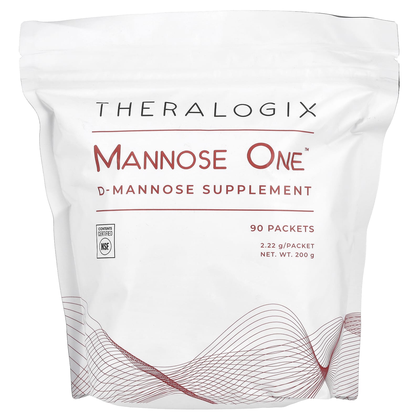 Theralogix, Mannose One, 90 Packets, (2.22 g) Each - Image 1