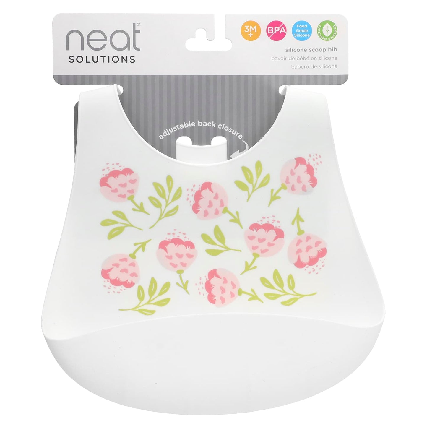 Neat Solutions, Silicone Scoop Bib, 3M +, 1 Count - Image 1