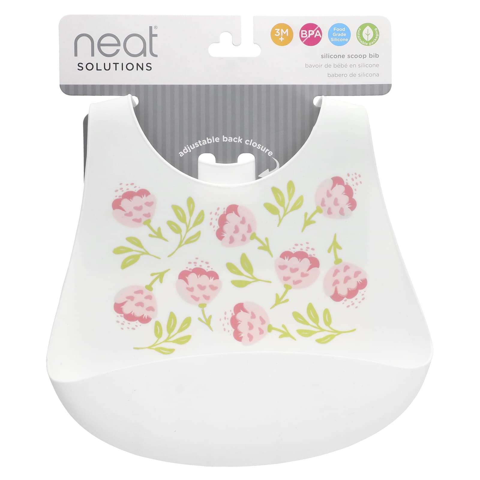 Neat Solutions, Silicone Scoop Bib, 3M +, 1 Count - Image 1