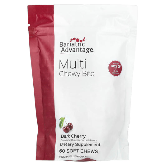 Bariatric Advantage Dark Cherry Multi Chewy Bites Soft Chews - Image 1