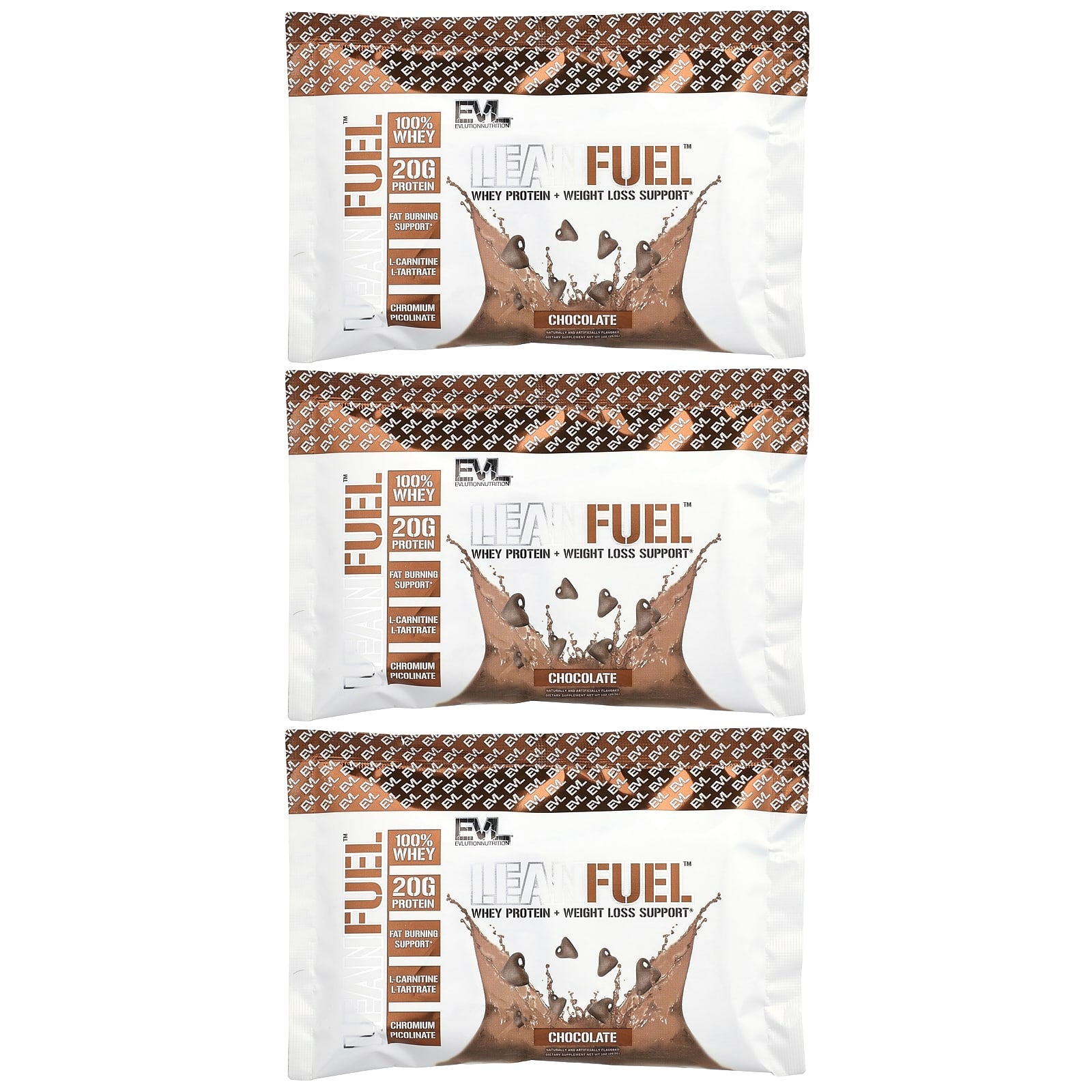 EVLution Nutrition LeanFuel 100% Whey Protein & Weight Loss Supplement - Image 1