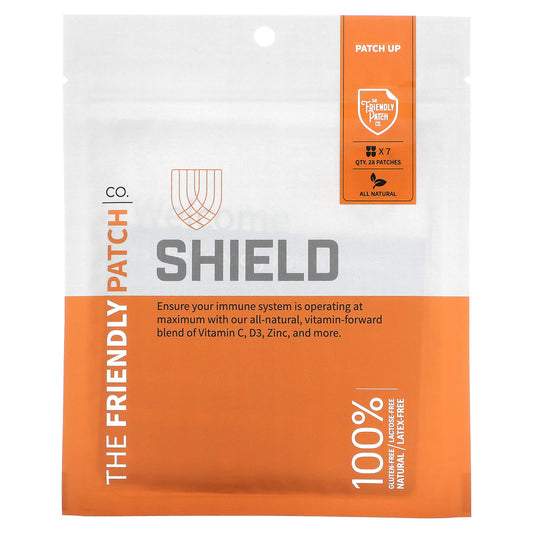 The Friendly Patch, Shield, Immune Patch, 28 Patches - Image 1