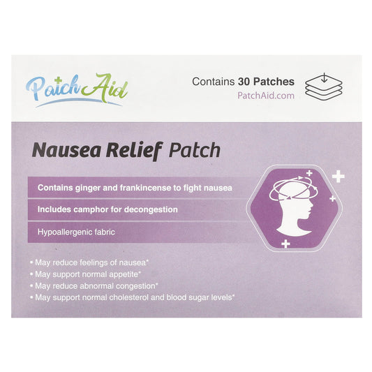 PatchAid, Nausea Relief Patch, 30 Patches - Image 1