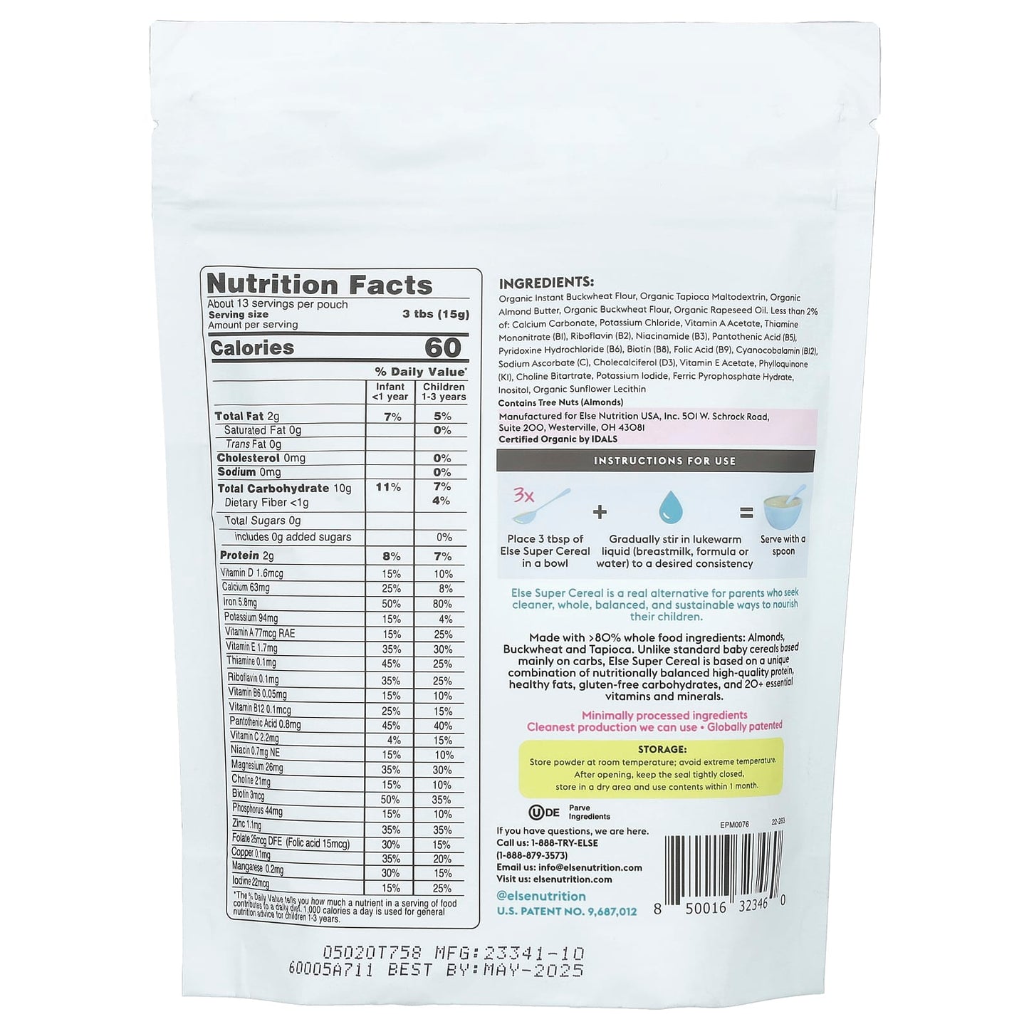 Nourish Your Baby with Else Organic Plant-Powered Cereal - Image 2
