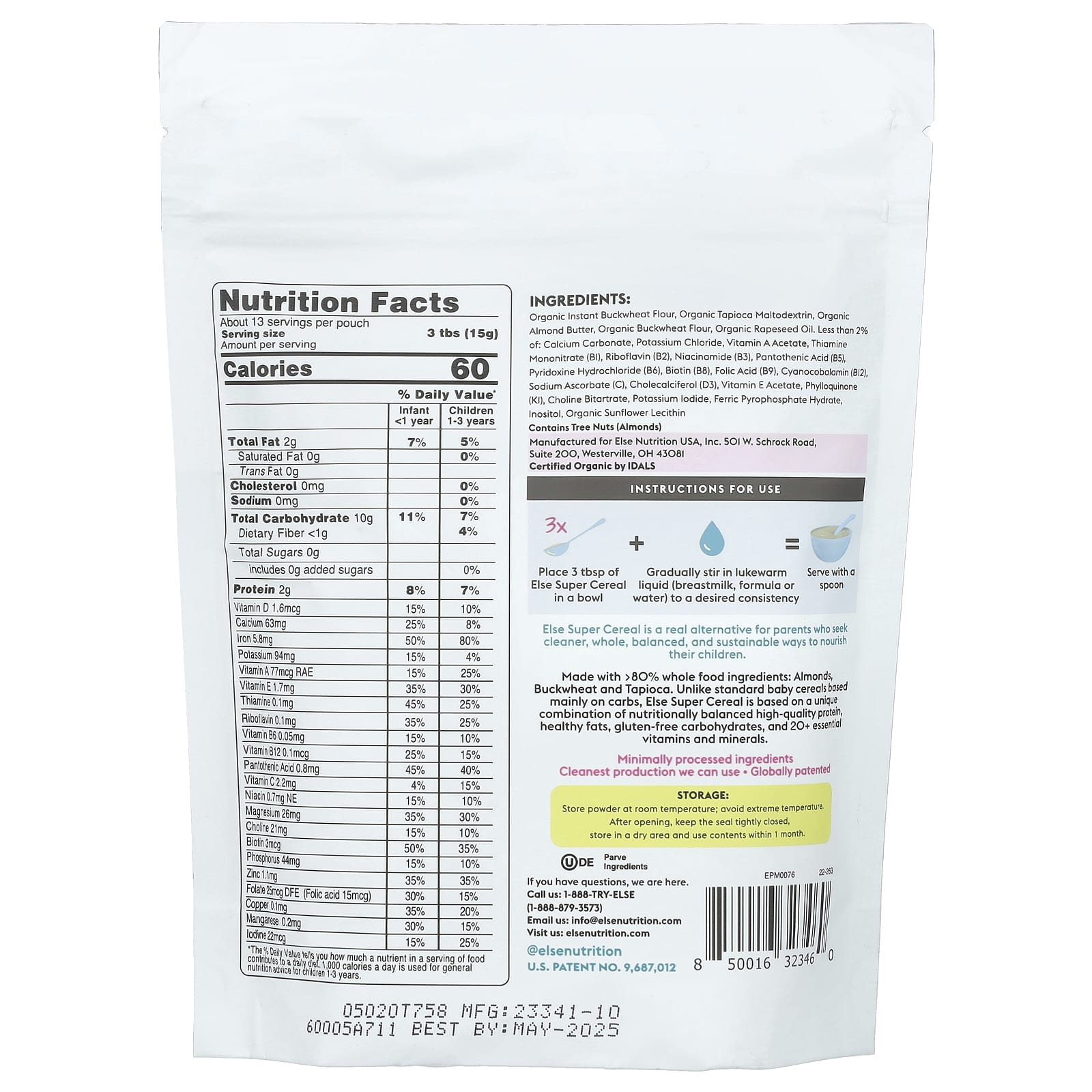 Nourish Your Baby with Else Organic Plant-Powered Cereal - Image 2