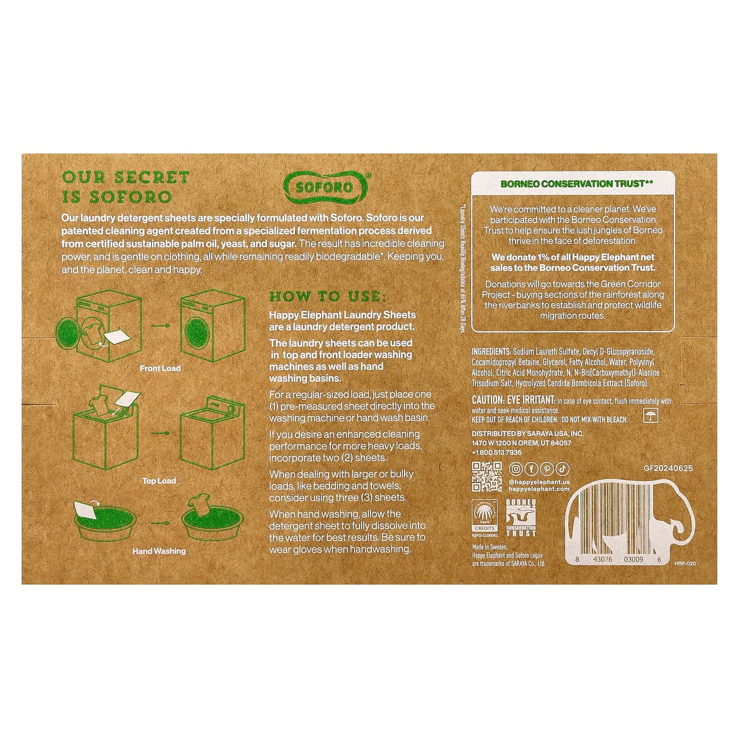 Fragrance-Free Laundry Sheets by Happy Elephant - Eco-Friendly & Gentle - Image 2