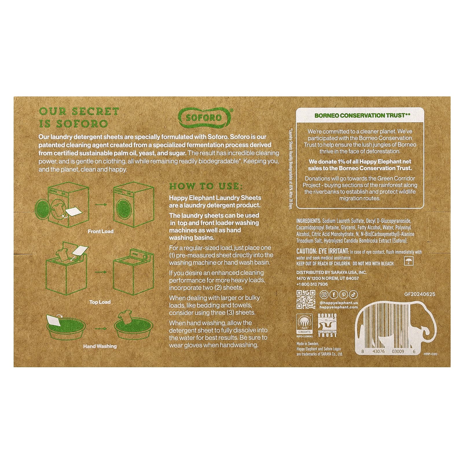 Fragrance-Free Laundry Sheets by Happy Elephant - Eco-Friendly & Gentle - Image 2