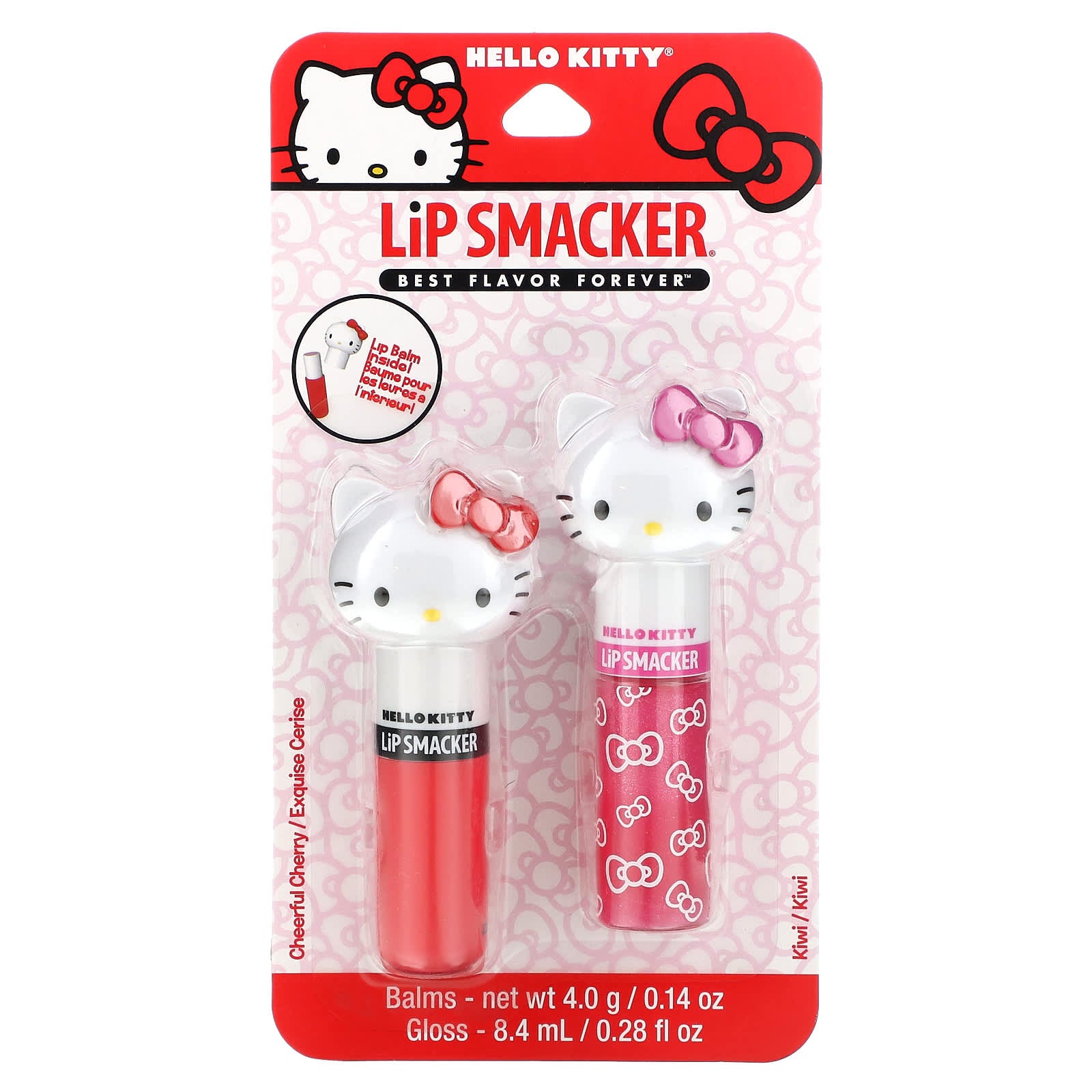 Lip Smacker, Hello Kitty, Lip Balm and Gloss, 2 Pieces - Image 2