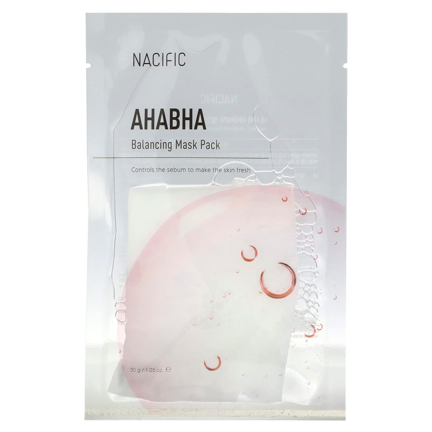 Nacific, AHA BHA, Balancing Face Mask Pack, 1.05 oz (30 g) - Image 1
