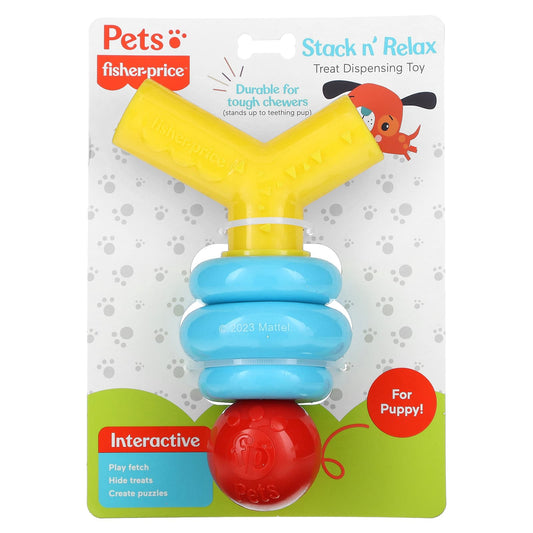 Fisher-Price Pet Stack n' Relax Treat Dispenser for Dogs - Image 1