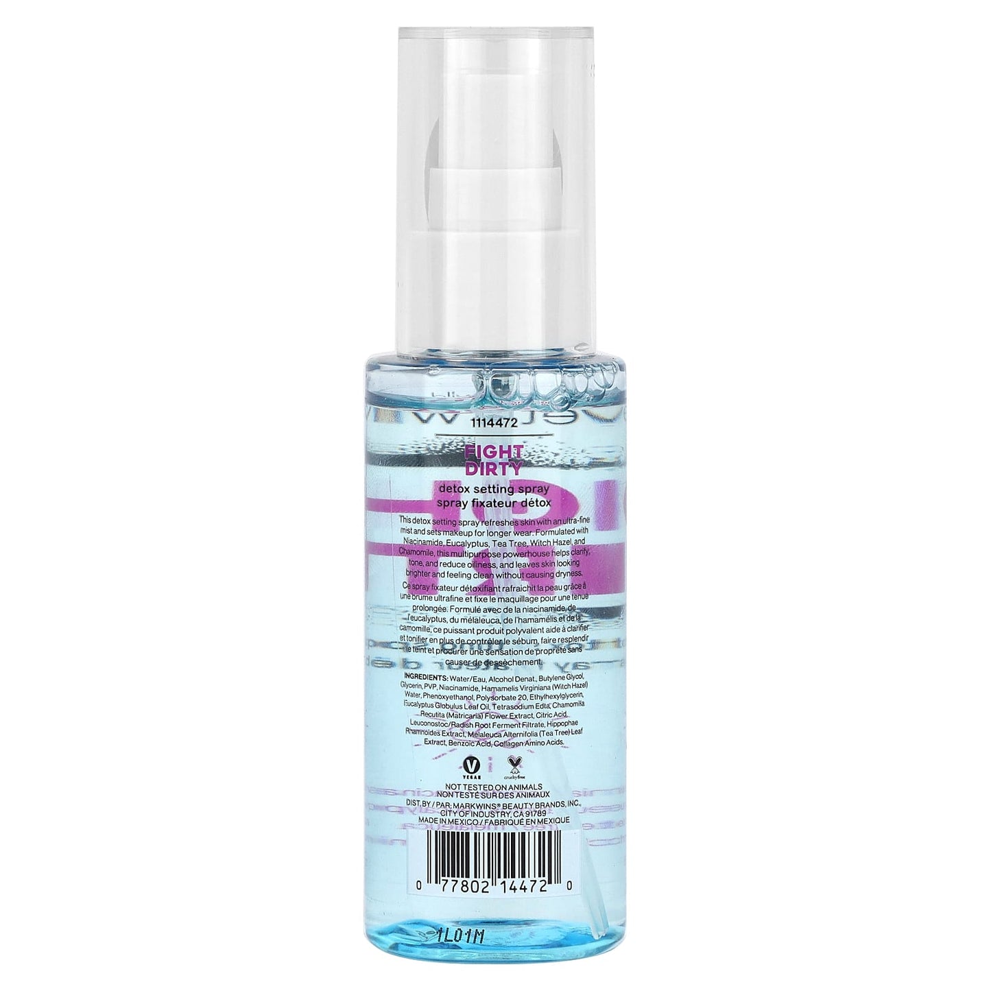 wet n wild, Fight Dirty, Detox Setting Spray, 2.2 fl oz (65 ml) - Image 2