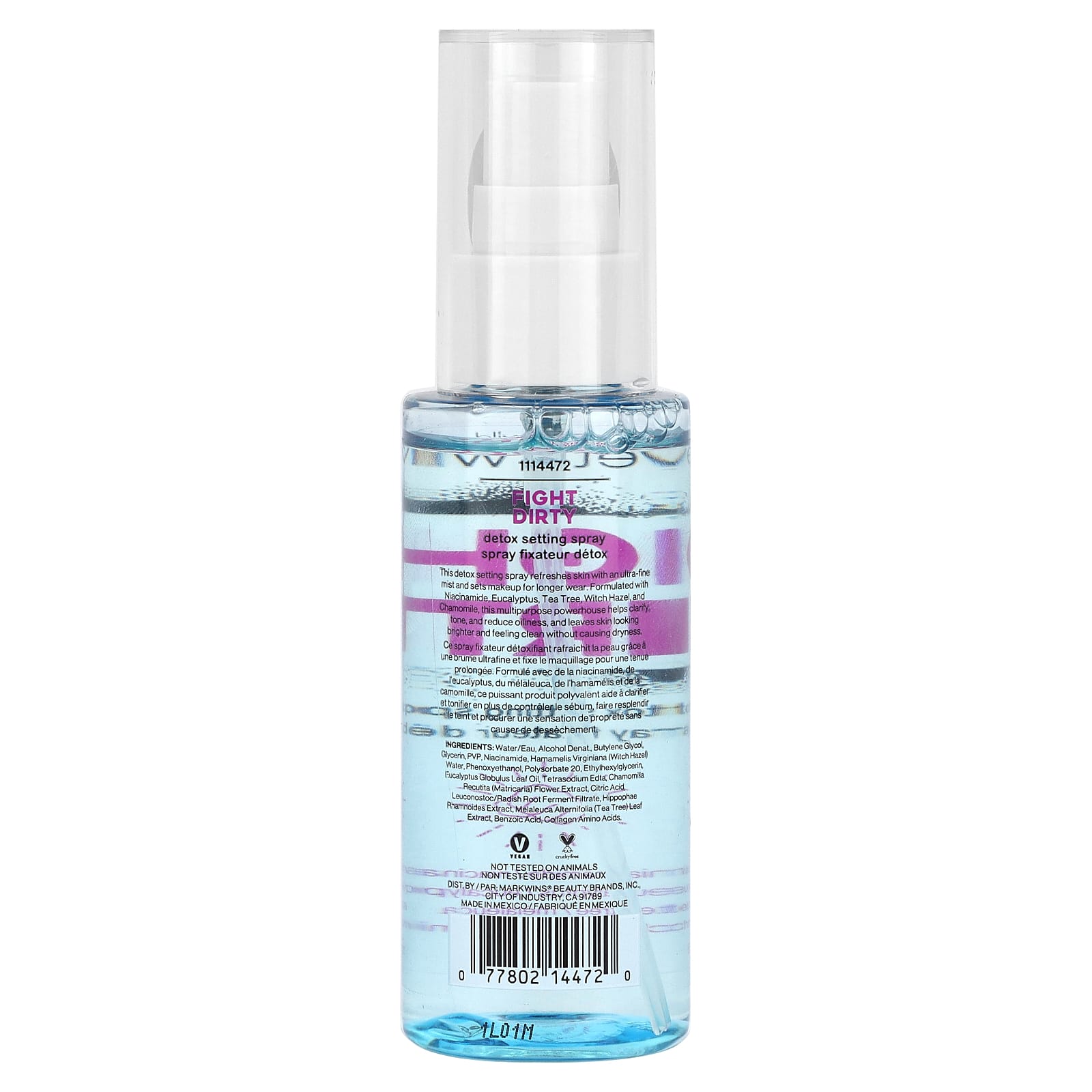 wet n wild, Fight Dirty, Detox Setting Spray, 2.2 fl oz (65 ml) - Image 2