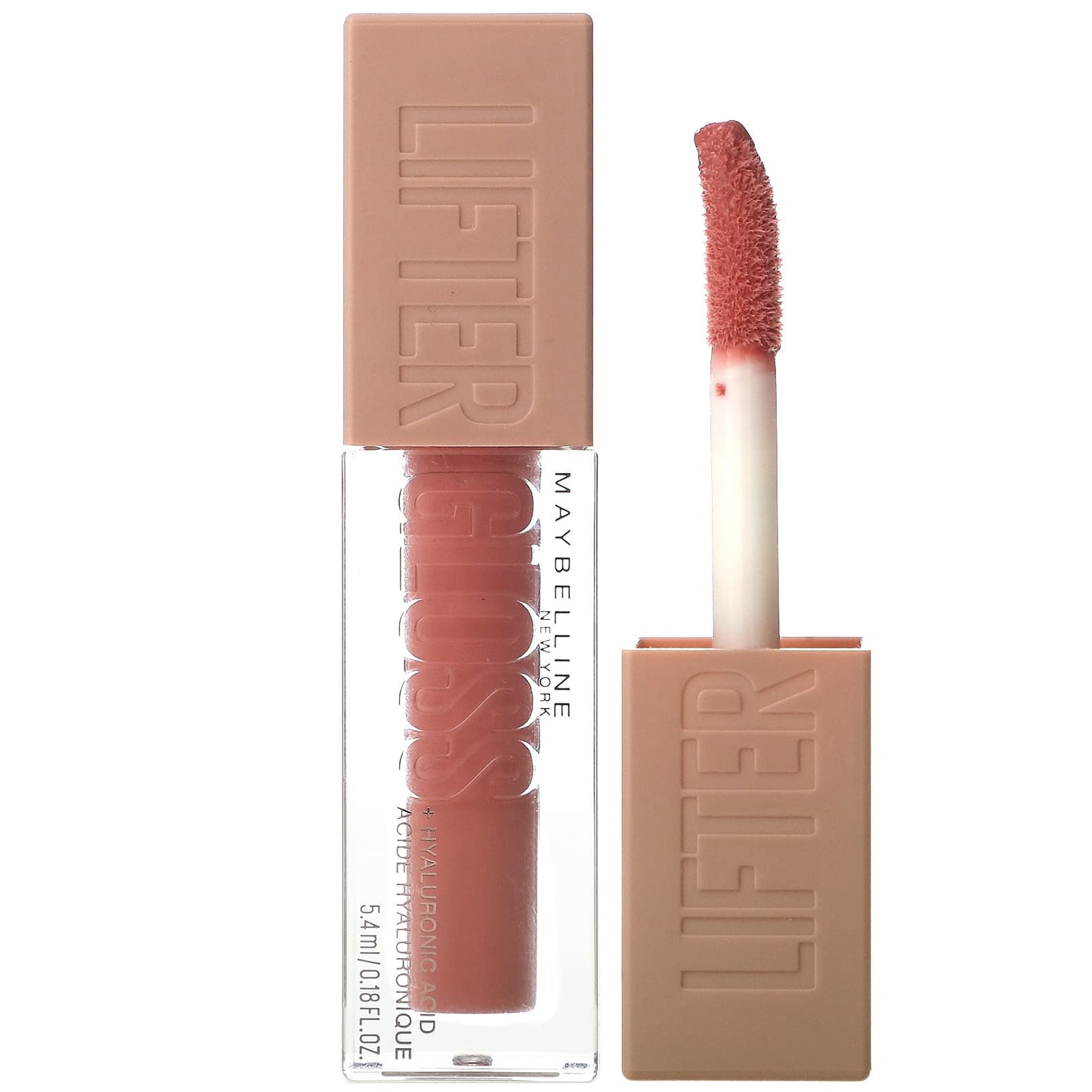 Maybelline, Lifter Gloss with Hyaluronic Acid, 006 Reef, 0.18 fl oz (5.4 ml) - Image 1