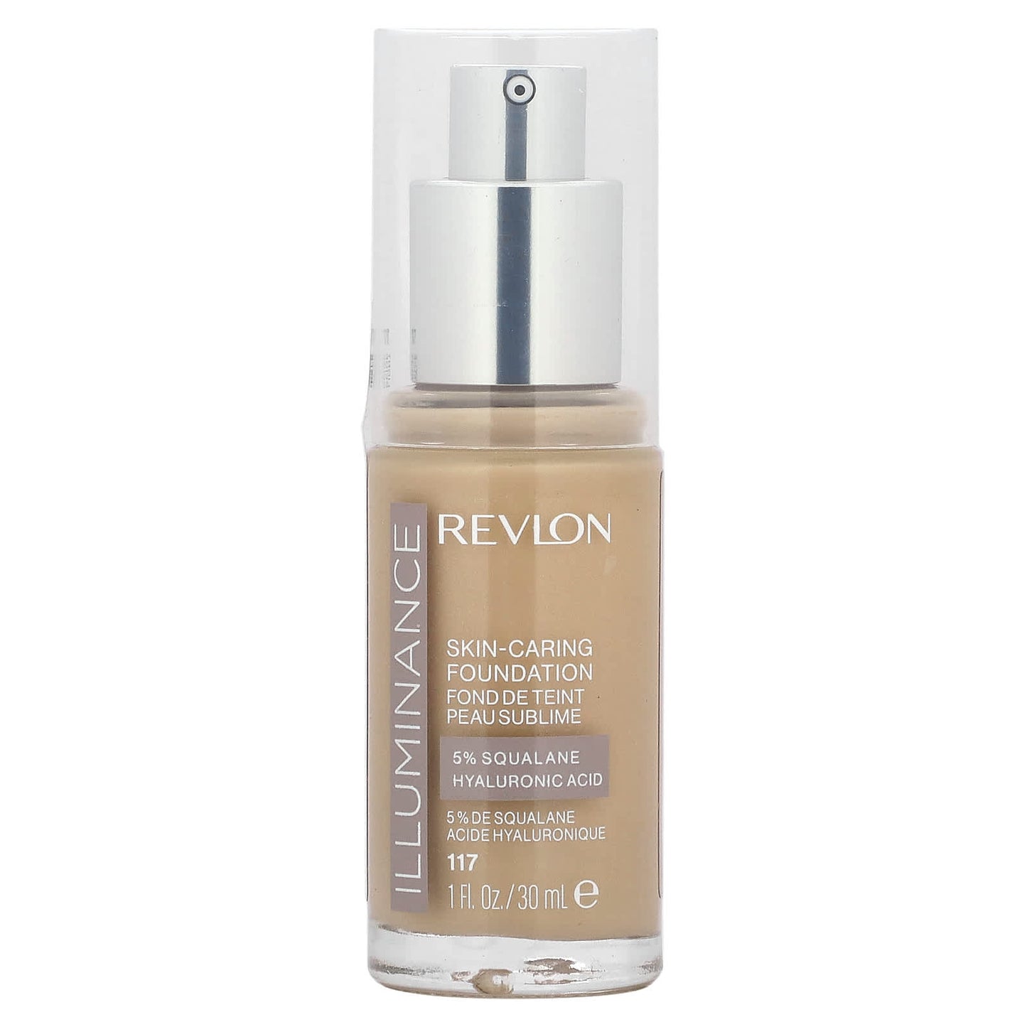 Revlon, Illuminance, Skin-Caring Foundation, 117 Light Beige, 1 fl oz (30 ml) - Image 1