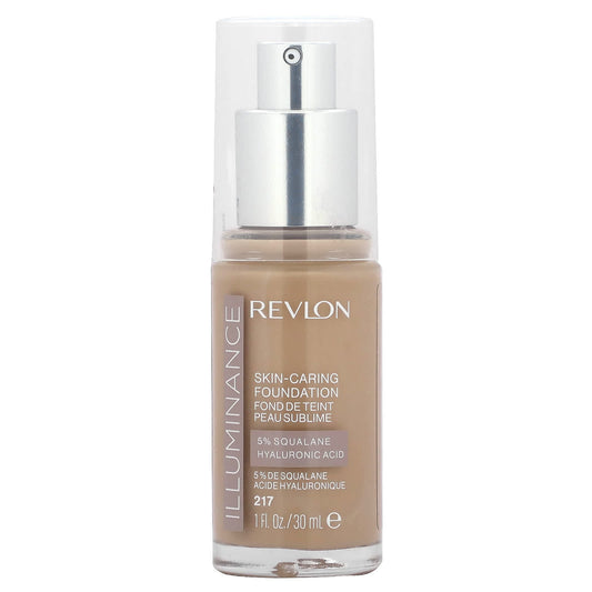 Revlon, Illuminance, Skin-Caring Foundation, 217 Beige, 1 fl oz (30 ml) - Image 1