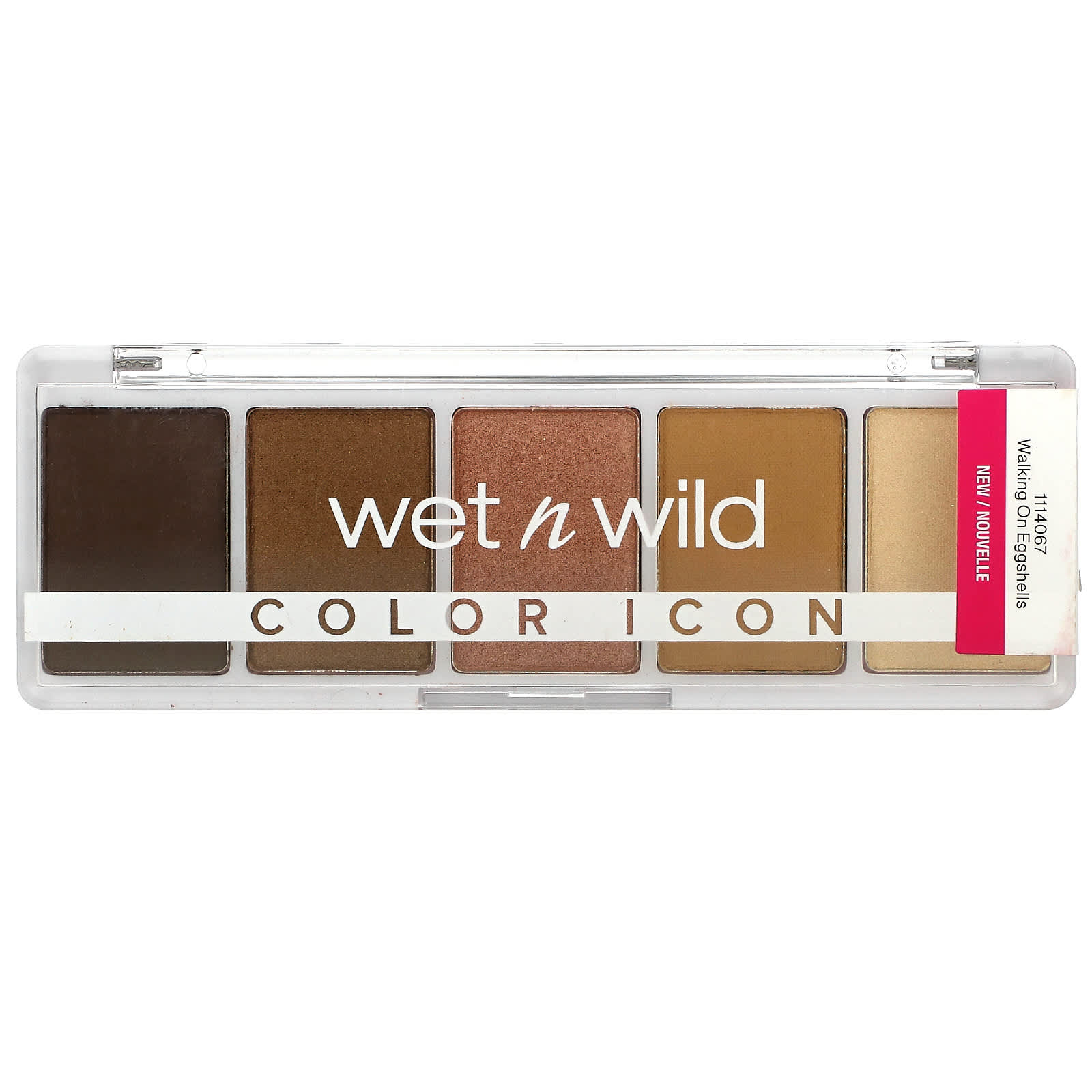 wet n wild, Color Icon, 5-Pan Shadow Palette, 1114067 Walking On Eggshells, 0.21 oz (6 g) - Image 1