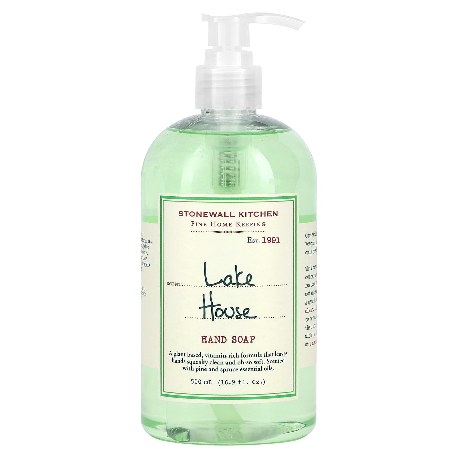 Stonewall Kitchen, Hand Soap, Lake House, 16.9 fl oz (500 ml) - Image 1