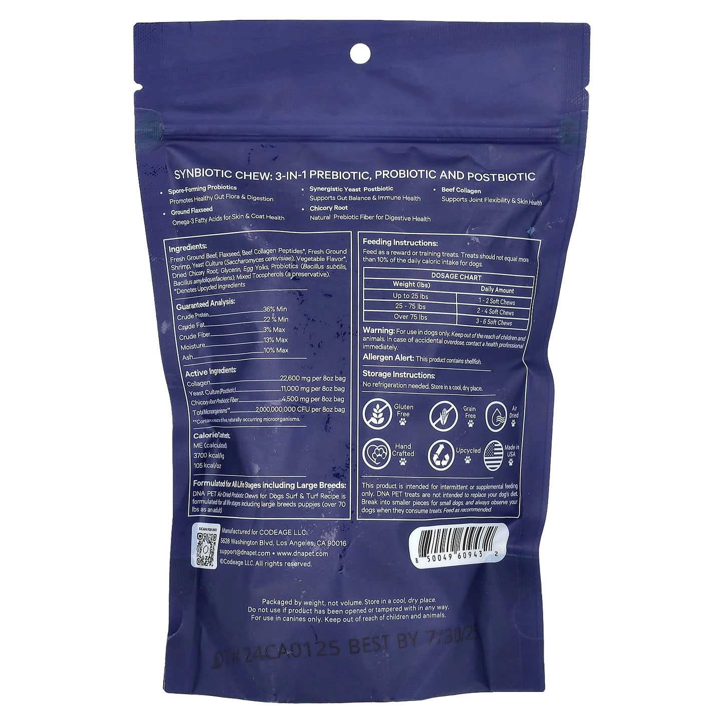 DNA Pet Synbiotic Chew for Dogs - Gut Health & Digestive Support - Image 2