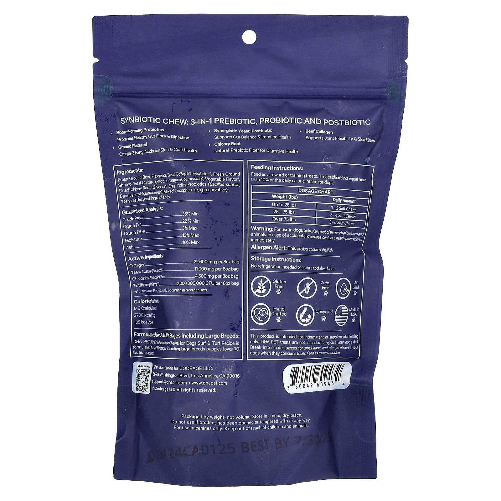 DNA Pet Synbiotic Chew for Dogs - Gut Health & Digestive Support - Image 2