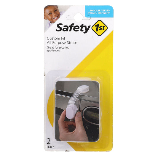 Safety 1st, Custom Fit All Purpose Straps, 2 Pack - Image 1