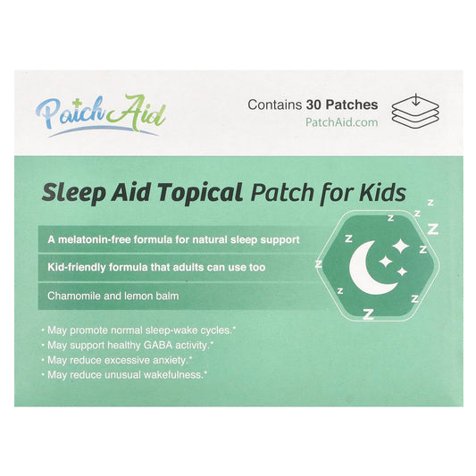 PatchAid, Sleep Aid Topical Patch for Kids, 30 Patches - Image 1