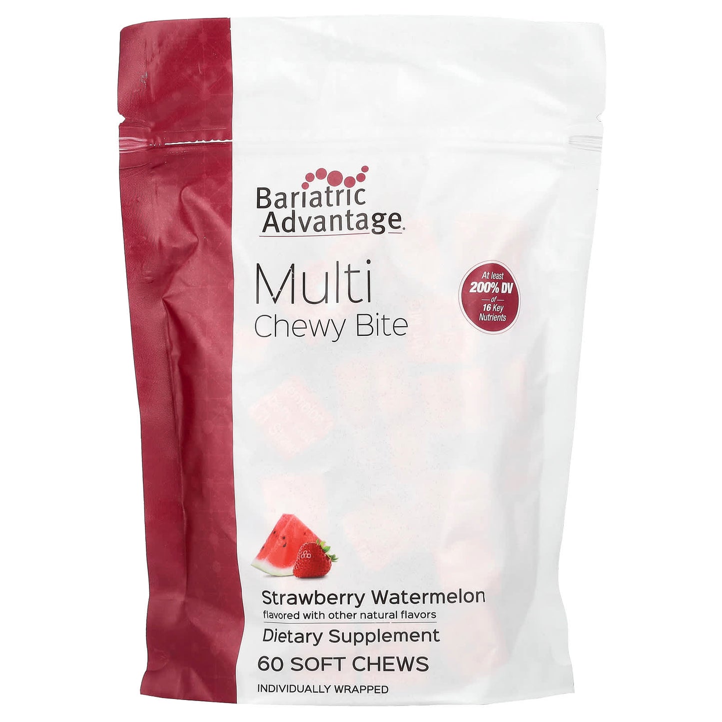 Bariatric Multivitamin Chews for Superior Nutrition, Strawberry Watermelon - Image 1