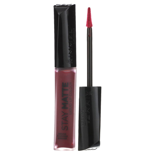 Rimmel London, Stay Matte, Liquid Lip Colour, 810 Plum This Show, 0.21 fl oz (6.5 ml) - Image 1